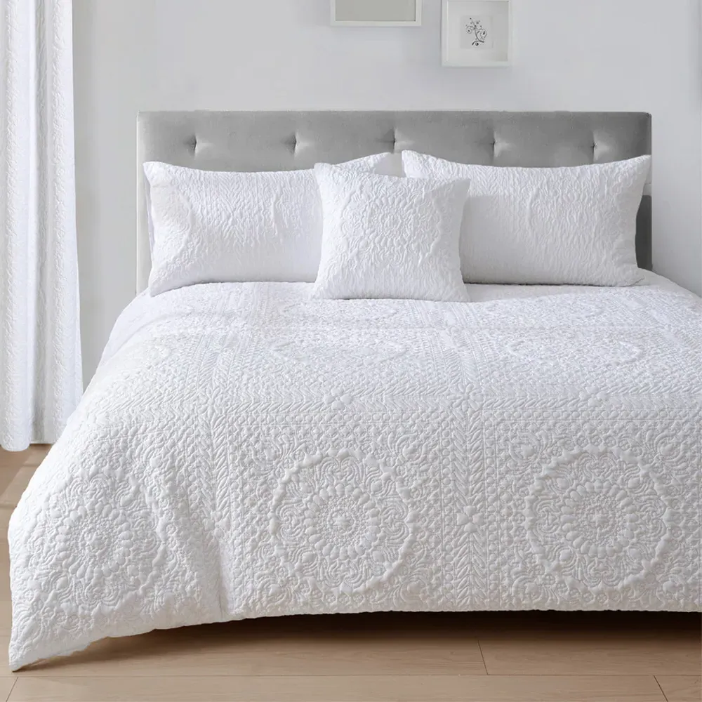 Winchester Single Duvet Set - White