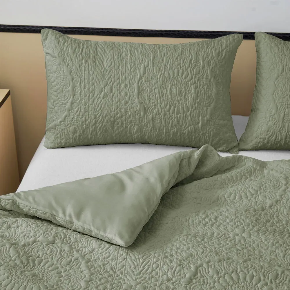 Winchester Super King Size Duvet Set - Sage
