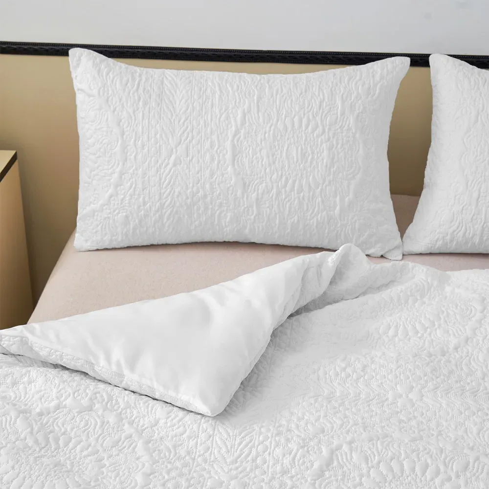 Winchester Super King Size Duvet Set - White