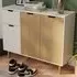 3 Door Single Drawer Sideboard - Oak, White