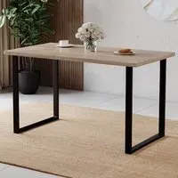 4 Seater Rectangular Dining Table - Oak