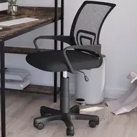 Airsdale Mesh Office Chair with Adjustable Height - Black
