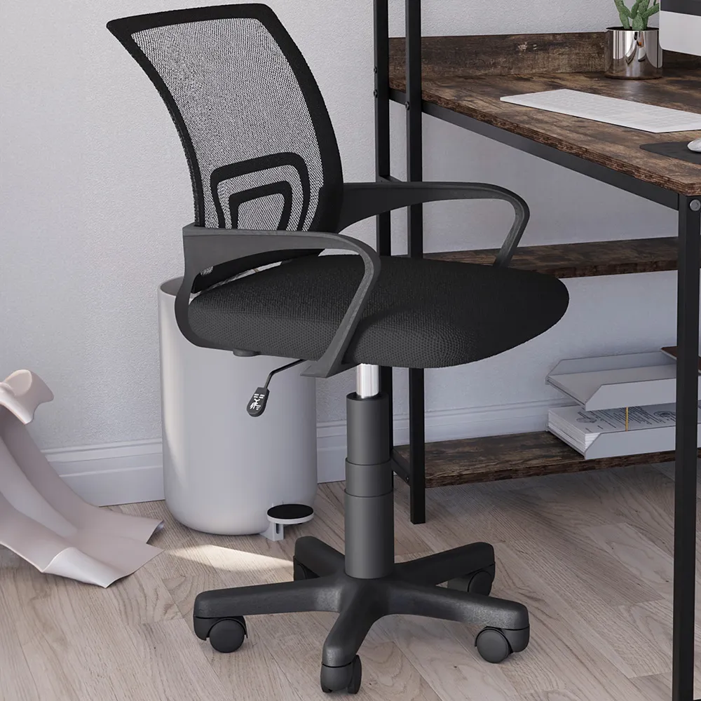 Airsdale Mesh Office Chair with Adjustable Height - Black image
