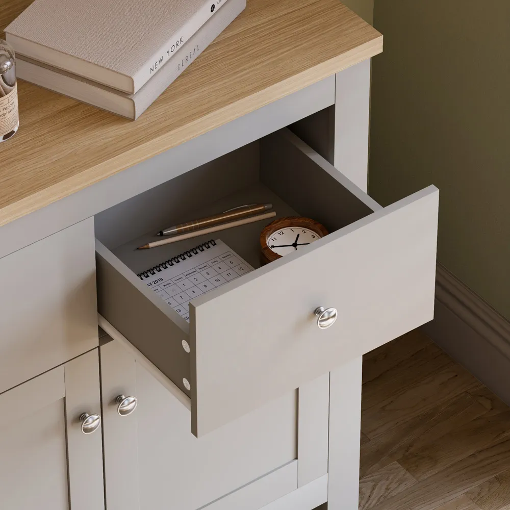 Arlington 2 Door 2 Drawer Sideboard - Grey