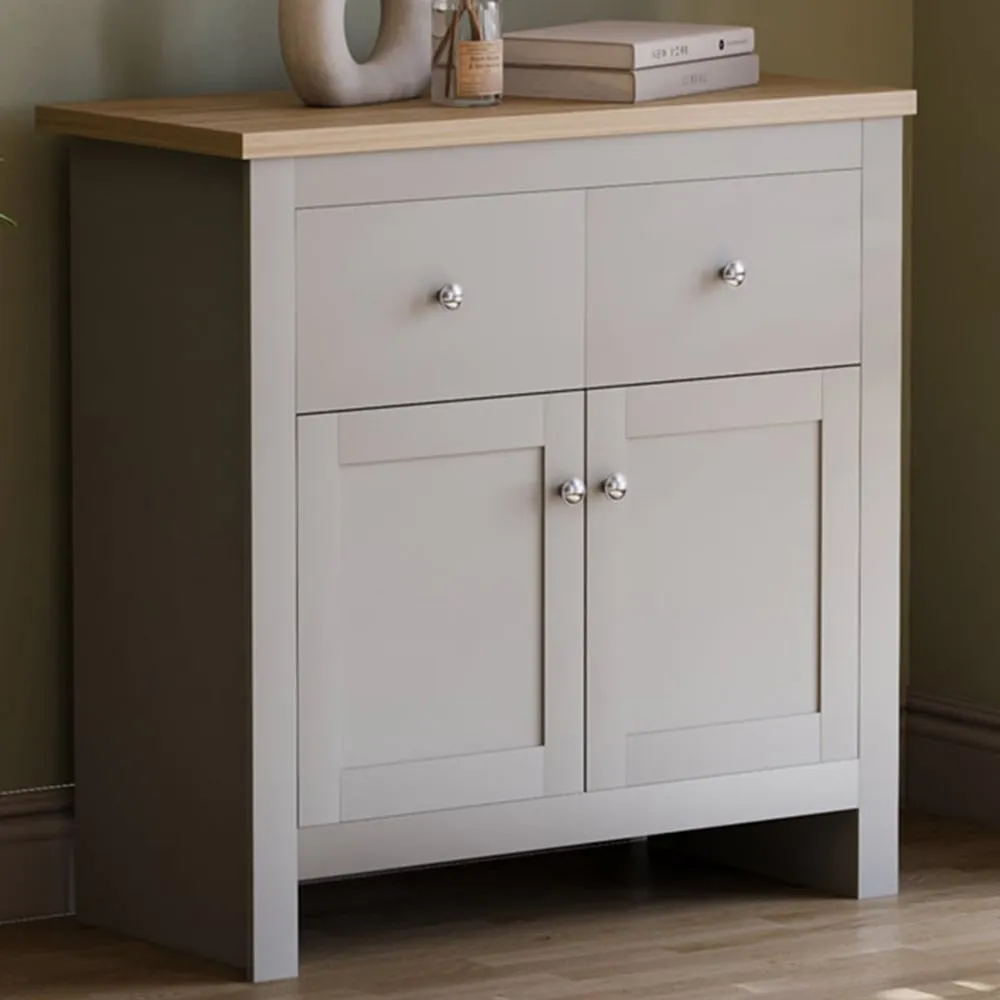 Arlington 2 Door 2 Drawer Sideboard - Grey image