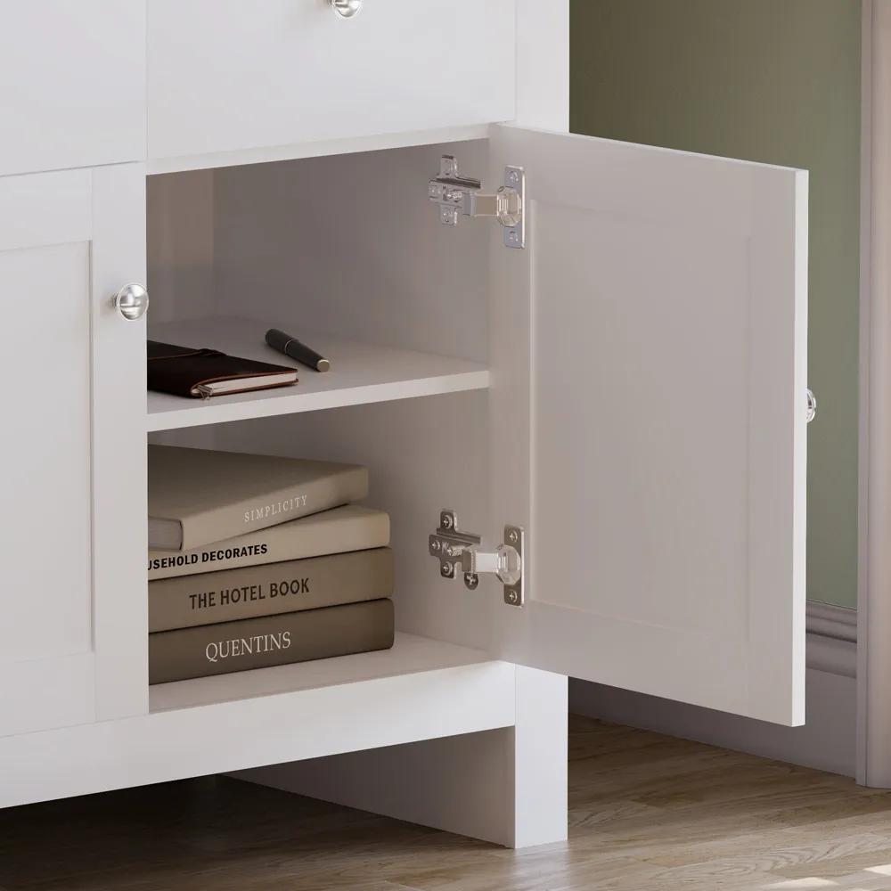 Arlington 2 Door 2 Drawer Sideboard - White