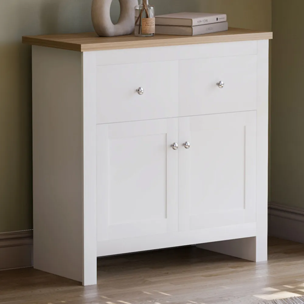 Arlington 2 Door 2 Drawer Sideboard - White image