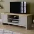 Arlington 2 Door TV Unit with Storage - Grey