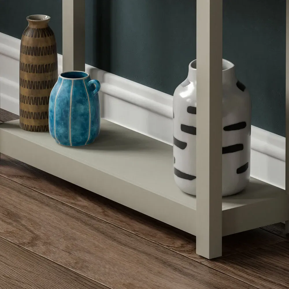 Arlington 2 Drawer Console Table - Grey, Oak