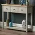 Arlington 3 Drawer Console Table - Grey, Oak