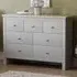 Arlington 7 Drawer Shaker Chest of Drawers - Grey