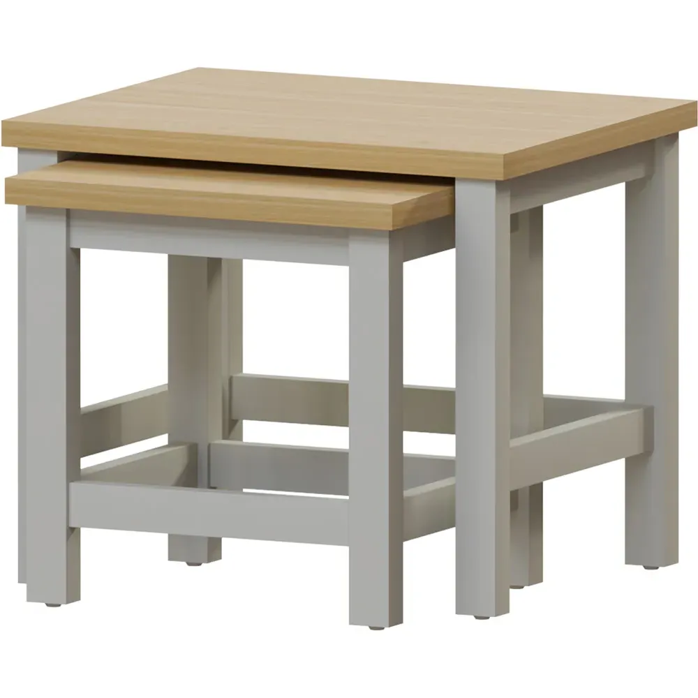 Arlington Nest of Tables Set of 2 - Grey