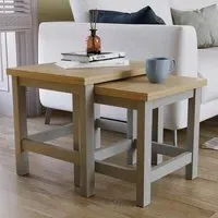 Arlington Nest of Tables Set of 2 - Grey