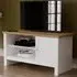 Arlington Single Door TV Unit with Storage - White