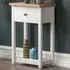 Arlington Single Drawer Console Table - White, Oak
