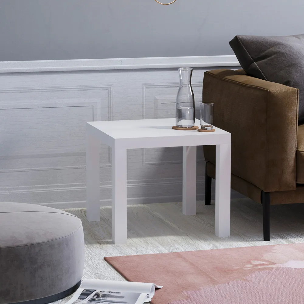 Beeston Side Table - White