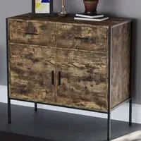 Brooklyn 2 Door 2 Drawer Sideboard - Brown