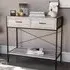 Brooklyn 2 Drawer Console Table - Grey