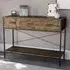 Brooklyn 3-Drawer Console Table - Brown, Wood