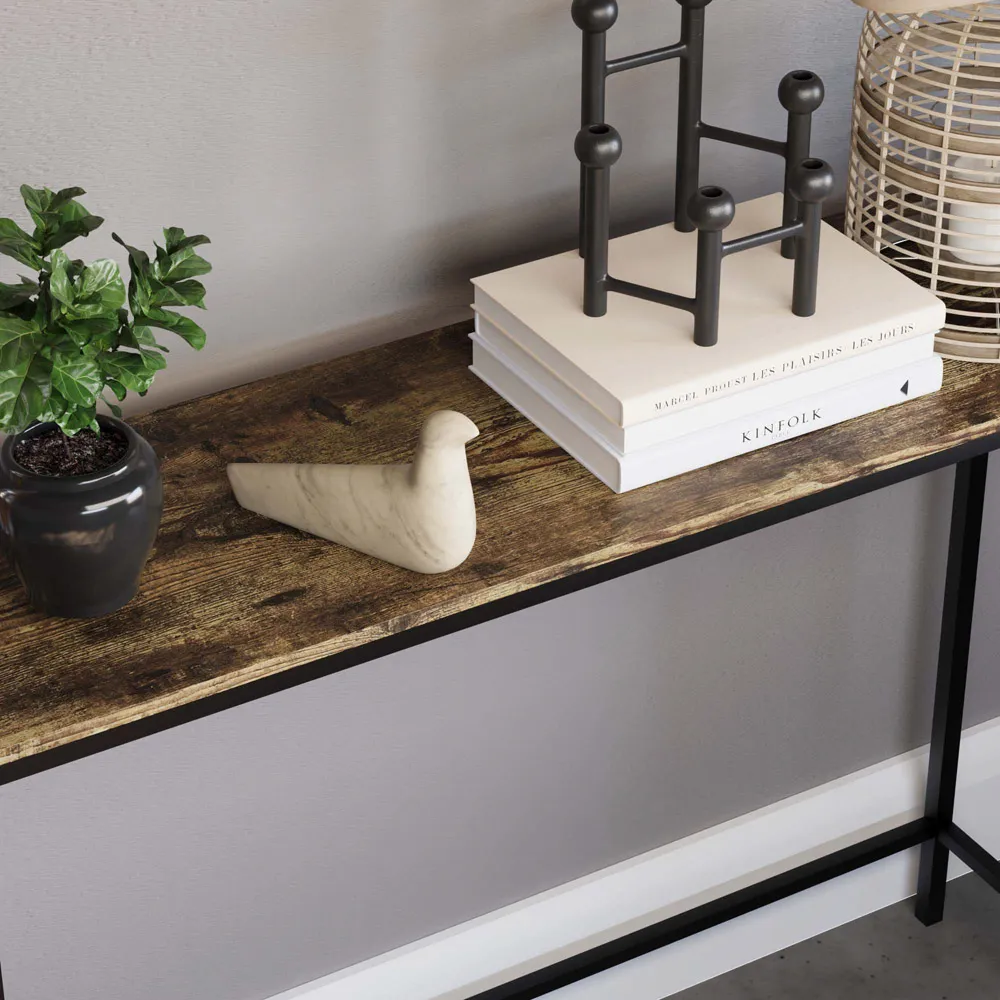 Brooklyn Console Table - Brown, Wood