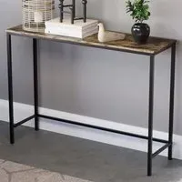 Brooklyn Console Table - Brown, Wood