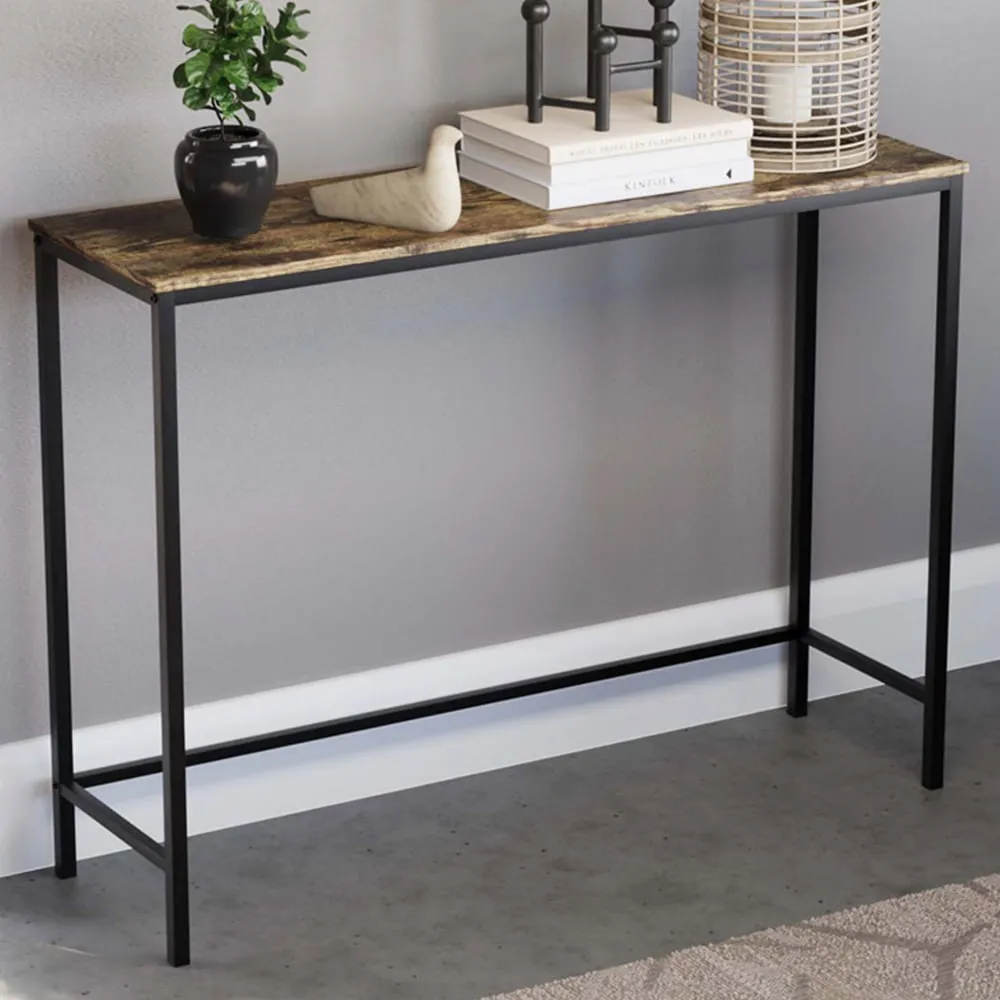 Brooklyn Console Table - Brown, Wood