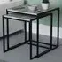Brooklyn Nest of Tables Set of 2 - Grey