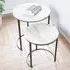Brooklyn Nest of Tables Set of 2 - Marble