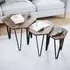 Brooklyn Nest of Tables Set of 3 - Dark Wood