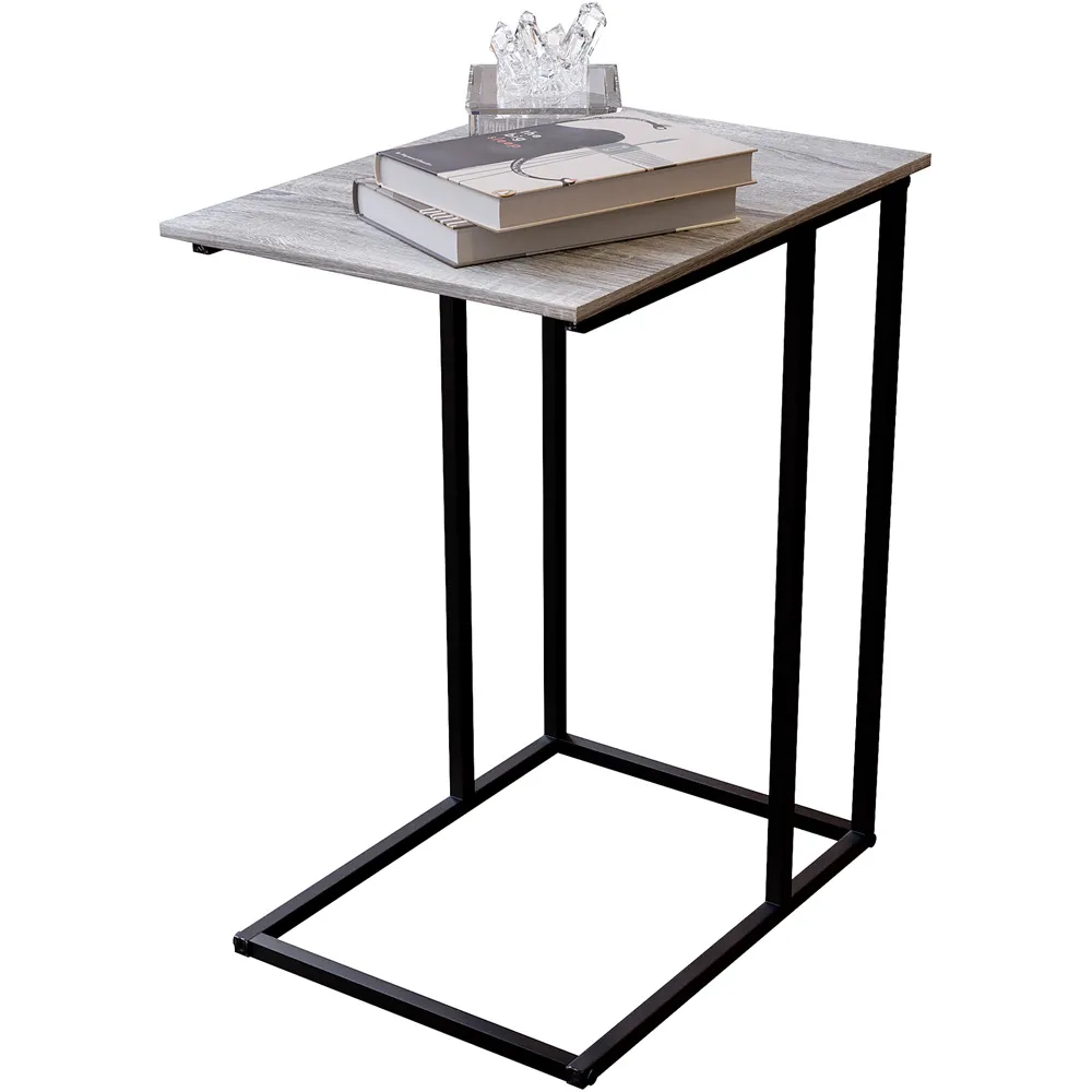 Brooklyn Side Table - Grey, MDF