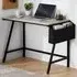 Brooklyn Small Computer Desk with Storage - Grey