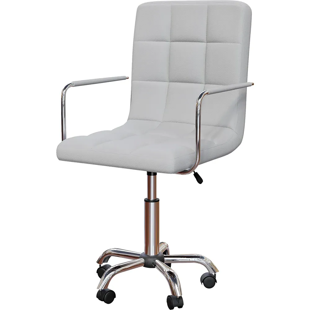 Calbo Adjustable Office Chair - Grey, Faux Leather