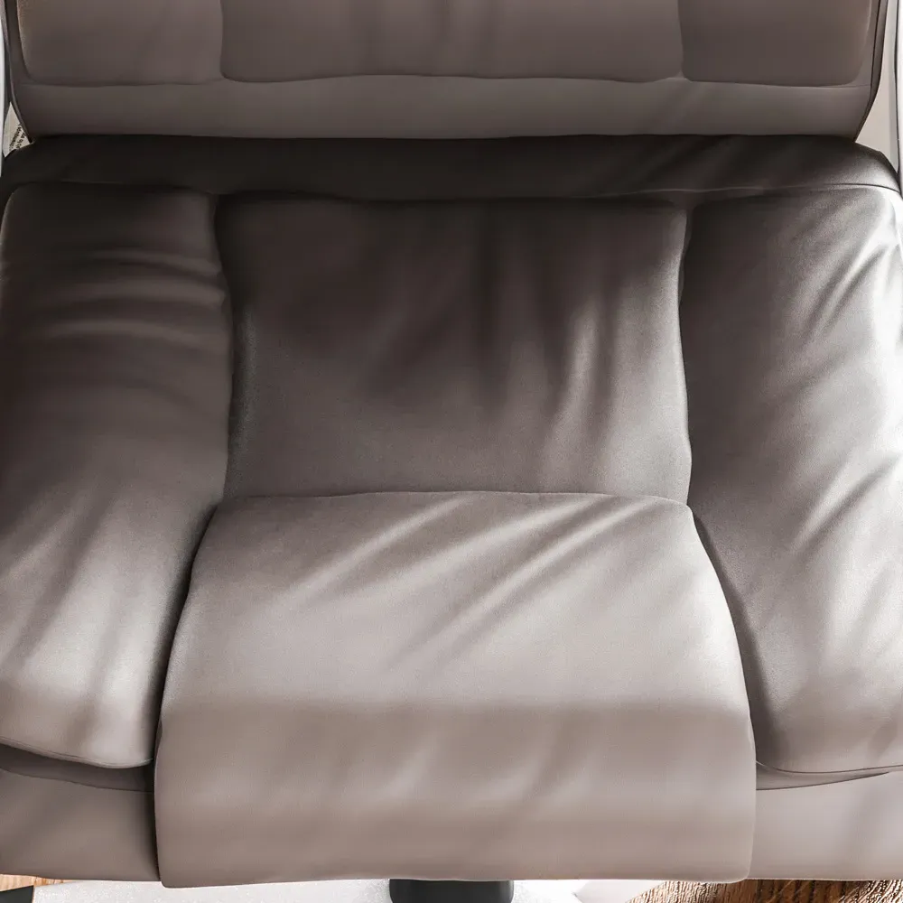 Charlton Office Chair - Brown, PU Leather