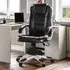 Charlton Swivel Office Chair - Black, PU Leather