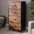 Chorley 4 Drawer Chest of Drawers - Brown, Fabric