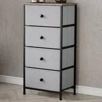 Chorley 4 Drawer Chest of Drawers - Brown, Fabric