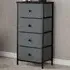 Chorley 4 Drawer Chest of Drawers - Grey, Fabric