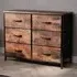 Chorley 6 Drawer Chest of Drawers - Brown, Fabric