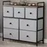 Chorley 7 Drawer Chest of Drawers - Beige, Fabric