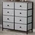 Chorley 8 Drawer Chest of Drawers - Brown, Fabric