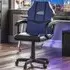 Comet Swivel Gaming Chair with Adjustable Height - Blue