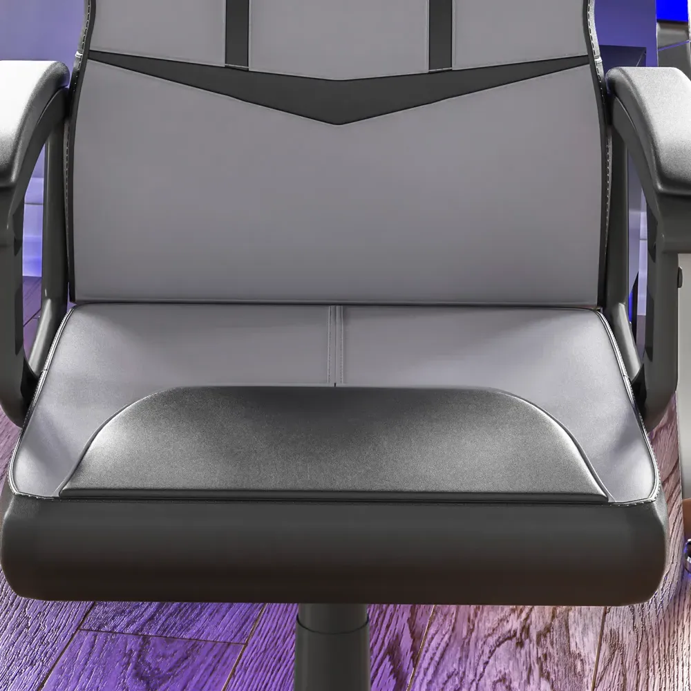 Comet Swivel Gaming Chair with Adjustable Height - Grey