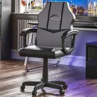 Comet Swivel Gaming Chair with Adjustable Height - Grey