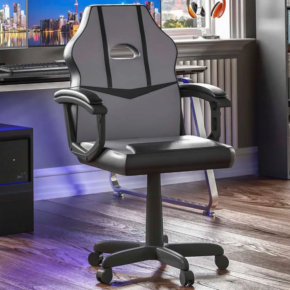 Comet Swivel Gaming Chair with Adjustable Height - Grey