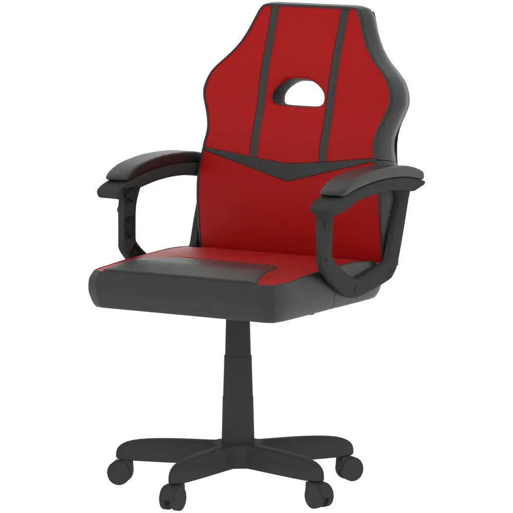 Comet Swivel Gaming Chair with Adjustable Height - Red
