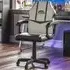 Comet Swivel Gaming Chair with Adjustable Height - White