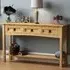 Corona 3 Drawer Console Table - Brown, Pine