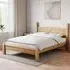 Corona Double Low Foot Bed Frame - Brown, Pine