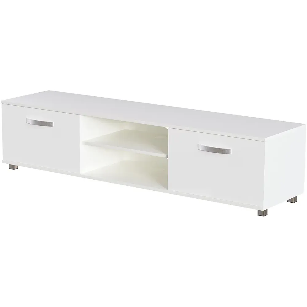 Cosmo 2 Door TV Unit - White