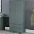 Denver 2 Door 2 Drawer Wardrobe - Jasper Green